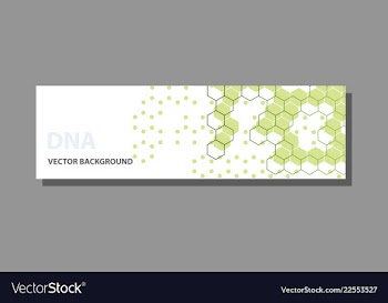 Abstract technology science concept dna vector image