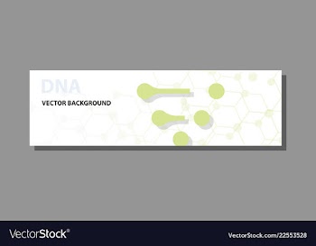 Abstract technology science concept dna vector image