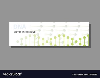 Abstract technology science concept dna vector image