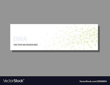 Abstract technology science concept dna vector image
