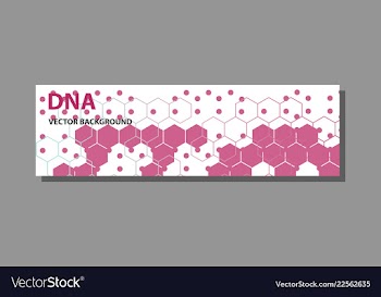 Abstract technology science concept dna vector image