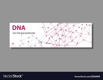 Abstract technology science concept dna vector image
