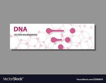 Abstract technology science concept dna vector image