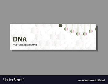 Abstract technology science concept dna vector image