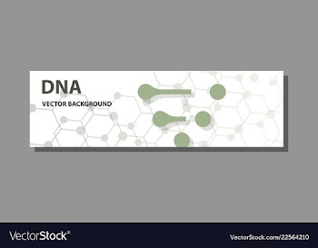 Abstract technology science concept dna vector image