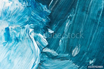 Abstract textured oil painting