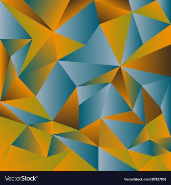 Abstract textured polygonal background blurry vector image