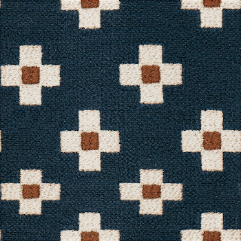 Abstract Tie Pattern in Blue and Beige