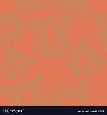 Abstract tiger pattern jungle tropical vector image
