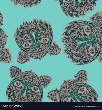 Abstract tiger pattern jungle tropical vector image