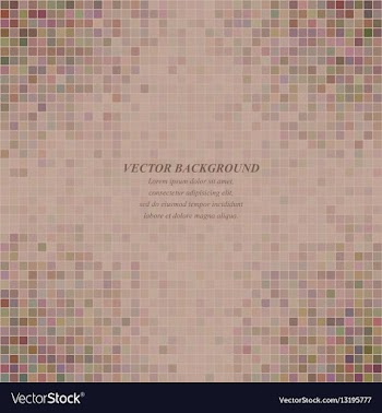 Abstract tiled square mosaic pattern background vector image