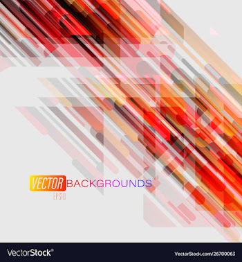 Abstract translucent colors shapes on a gray vector image