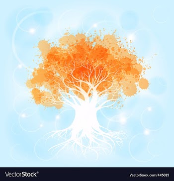 Abstract tree vector image