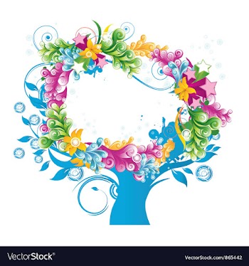 Abstract tree vector image