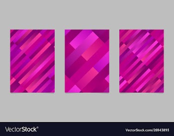 Abstract trendy diagonal stripe brochure template vector image