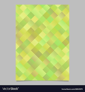 Abstract trendy geometrical diagonal square flyer vector image