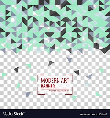 Abstract triangle background 3d triangles modern vector image