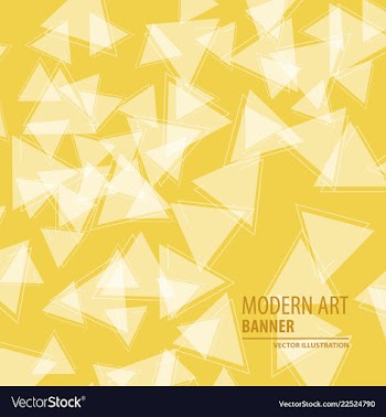 Abstract triangle background 3d triangles modern vector image