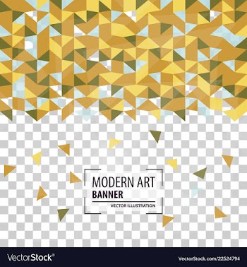 Abstract triangle background 3d triangles modern vector image