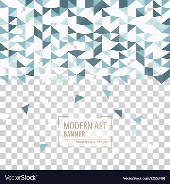 Abstract triangle background 3d triangles modern vector image