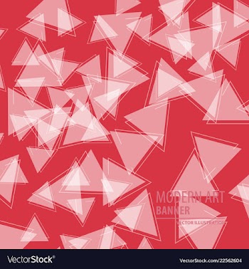Abstract triangle background 3d triangles modern vector image