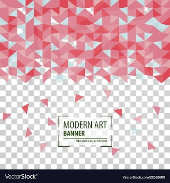 Abstract triangle background 3d triangles modern vector image