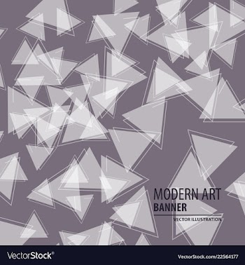 Abstract triangle background 3d triangles modern vector image