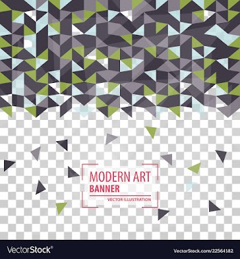 Abstract triangle background 3d triangles modern vector image