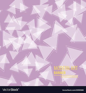 Abstract triangle background 3d triangles modern vector image