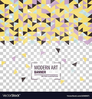 Abstract triangle background 3d triangles modern vector image