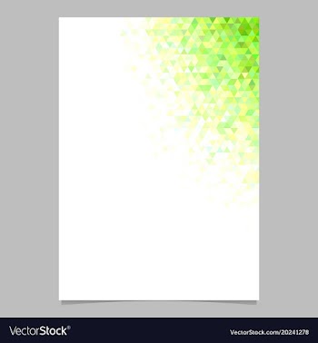 Abstract triangle brochure background template vector image