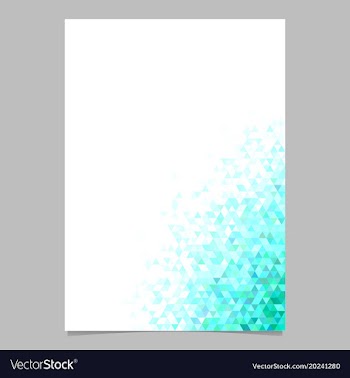 Abstract triangle brochure background template vector image