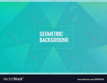 Abstract triangle geometric background vector image
