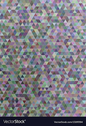Abstract triangle mosaic background design vector image