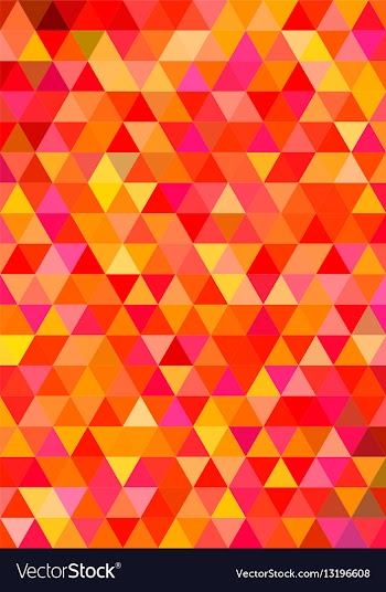 Abstract triangle mosaic background design vector image