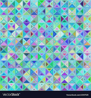 Abstract triangle mosaic background design vector image