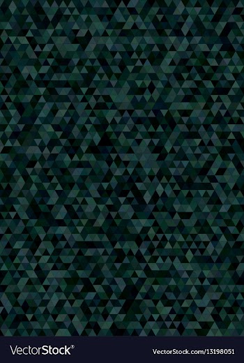 Abstract triangle mosaic background in dark tones vector image