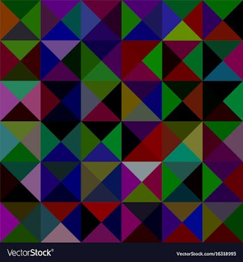 Abstract triangle mosaic pattern background vector image