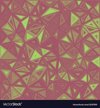 Abstract triangle mosaic tile background vector image