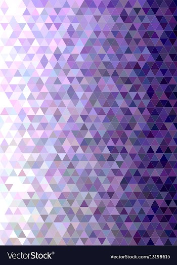 Abstract triangle mosaic transition background vector image
