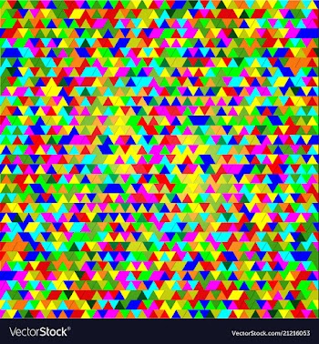 Abstract triangle pattern background advertising vector image