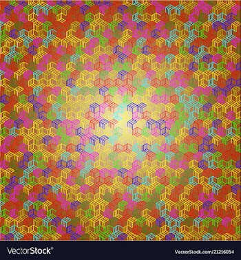 Abstract triangle pattern background advertising vector image