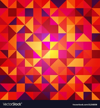 Abstract triangle pattern background advertising vector image