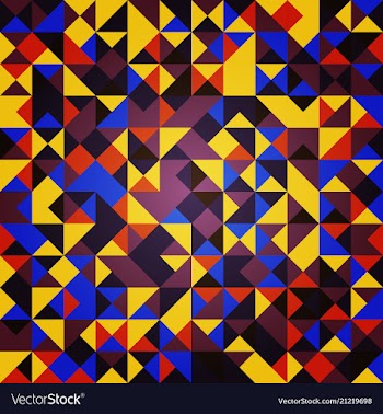Abstract triangle pattern background advertising vector image
