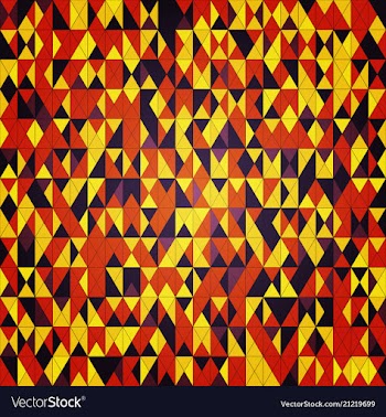 Abstract triangle pattern background advertising vector image