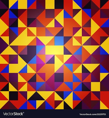 Abstract triangle pattern background advertising vector image