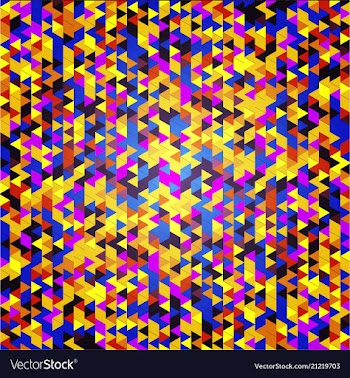 Abstract triangle pattern background advertising vector image