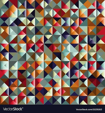 Abstract triangle pattern background advertising vector image