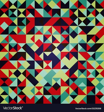 Abstract triangle pattern background advertising vector image