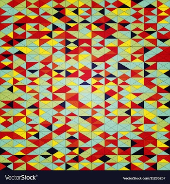Abstract triangle pattern background advertising vector image